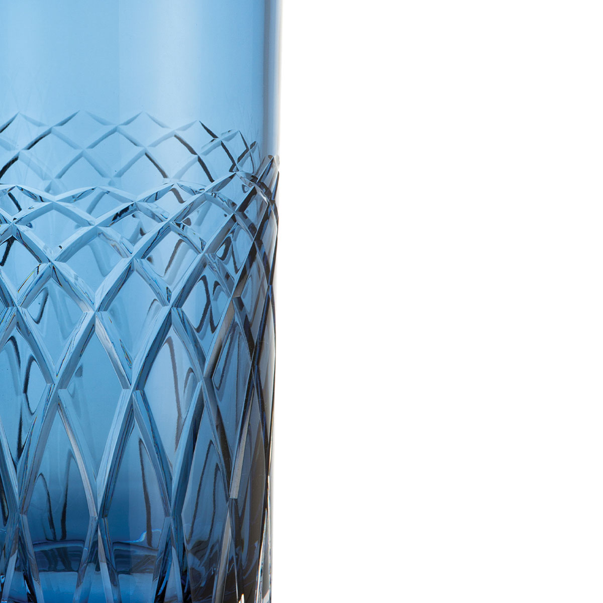 Harris Ink Blue Highball Glass
